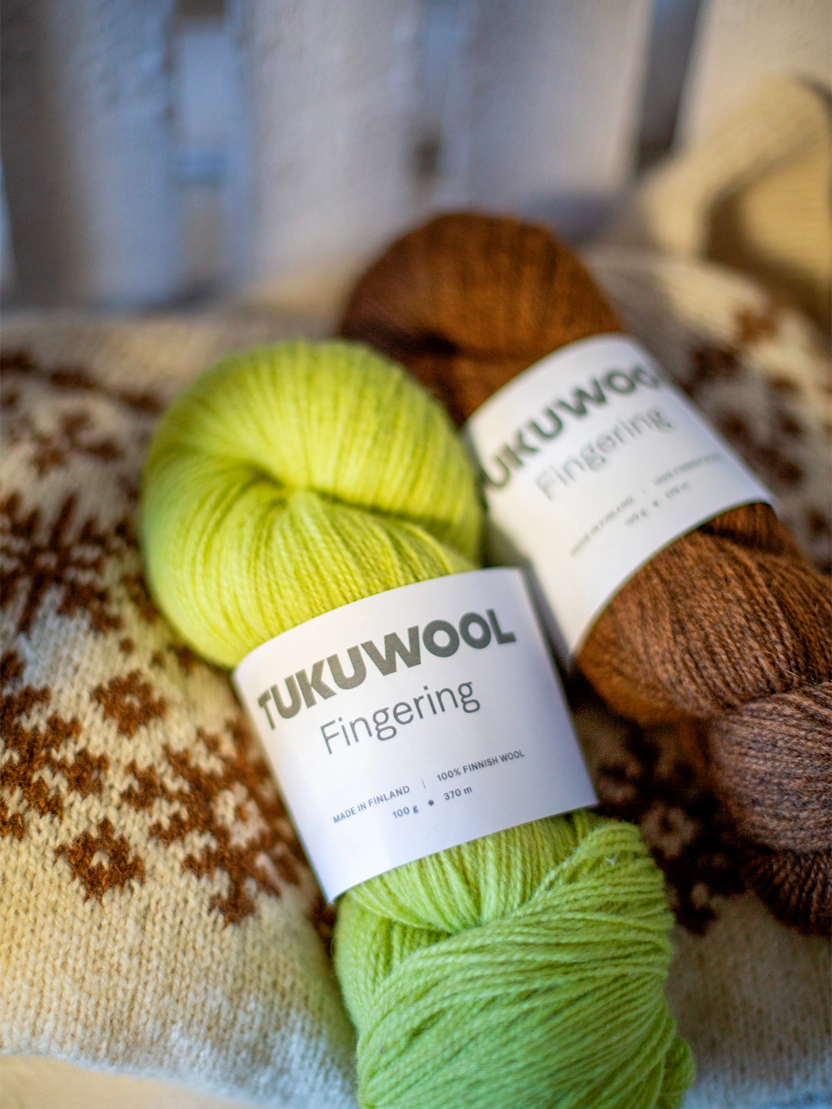 Tukuwool Fingering, 100 g suomalainen villalanka