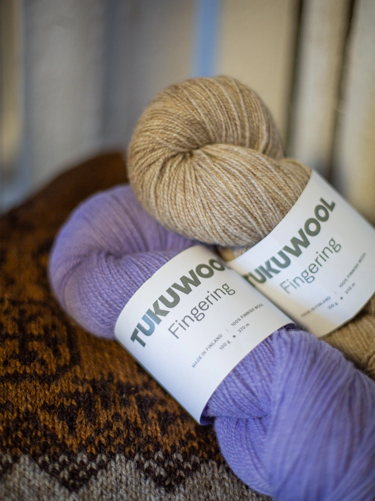 Tukuwool Fingering wool yarn finland 100g