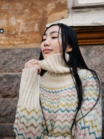 Aallokko Sweater Knitting Pattern