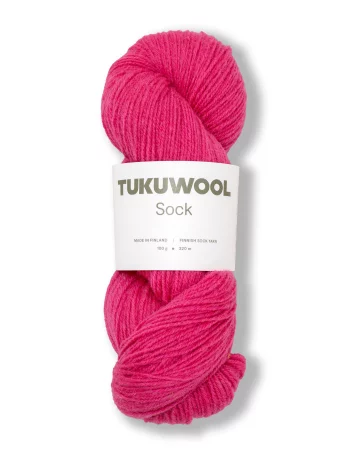 Tukuwool Sock 43 Hot pink