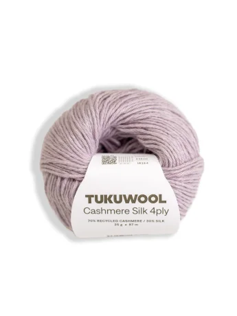 Tukuwool Cashmere Silk 4Ply 412 Lilac
