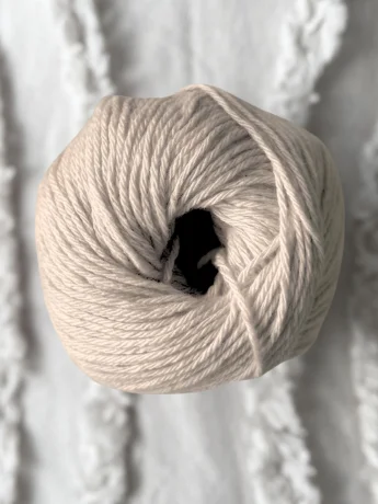 Tukuwool Cashmere Silk 4Ply 400 Natural White